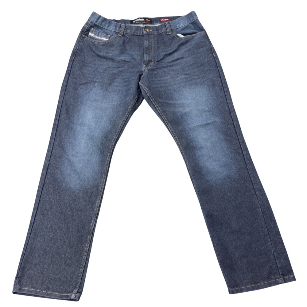 Ecko Unltd Athletic Fit Jeans Mens 38x32 Blue Good Medium Wash Rhino Streetwear